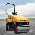 Ride-on Soil Compactor with Vibratory Smooth Double Drum